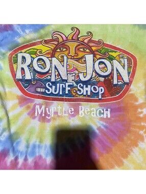 Vintage Style Ron Jon Surf Shop T-Shirt Myrtle Beach Tie Dye Men’s Small Women M